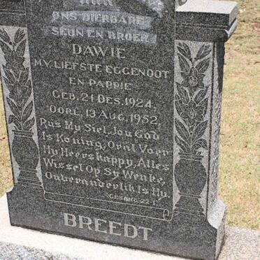 BREEDT Dawie 1924-1952