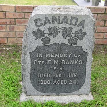 BANKS E.M. -1900