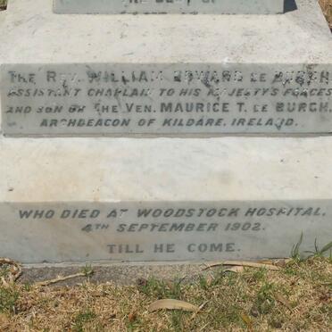 BURGH William Edward, de -1902