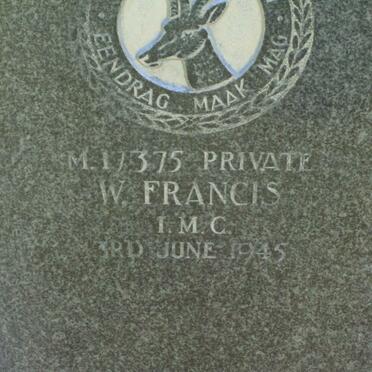 FRANCIS W. -1945