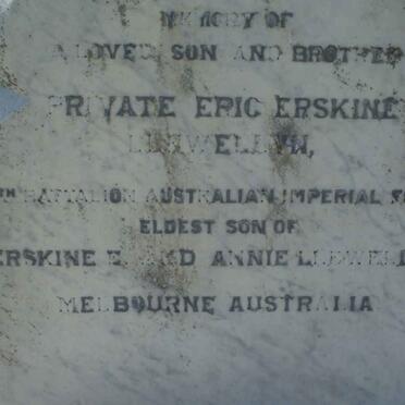 LLEWELLYN Eric Erskine −1916