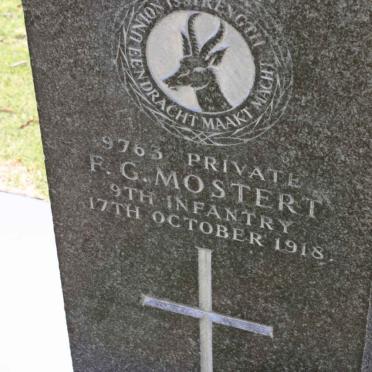 MOSTERT F.G. -1918