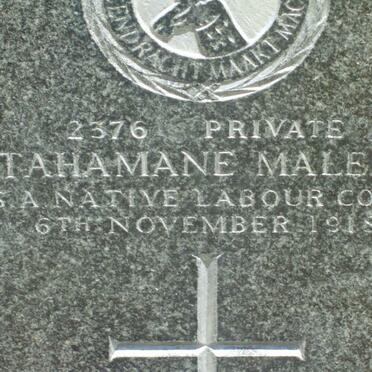 MALEKE Tahamane −1918