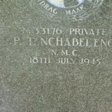 NCHABELENG P.T. −1945