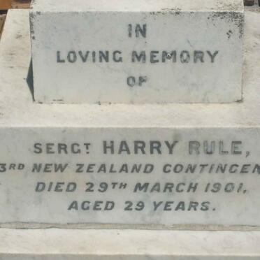 RULE Harry -1901