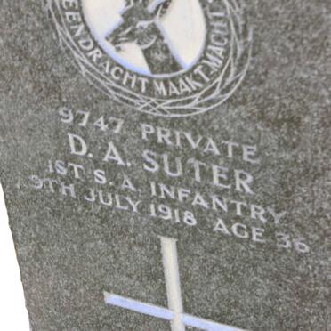 SUTER D.A. -1918