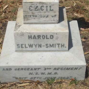 SMITH Cecil, Selwyn -1902
