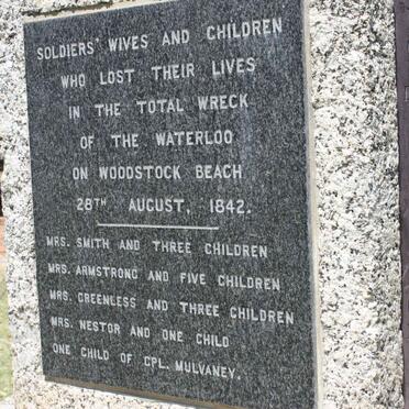 06. Monument of the Soldier's wives &amp; Children on the Waterloo 1842