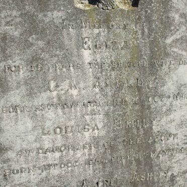 ASHLEY Eliza 1821-1898 :: ASHLEY Louisa Emily ?