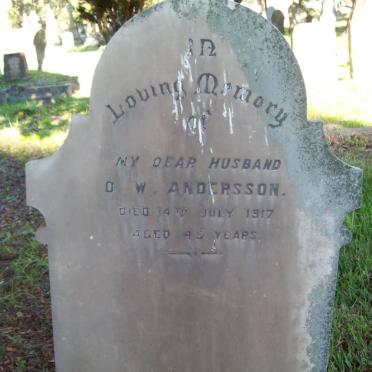 ANDERSSON D.W. -1917