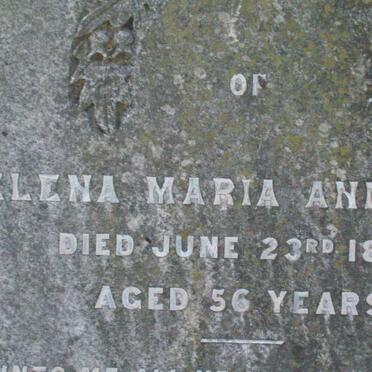 ANDERSON Helena Maria -1895 