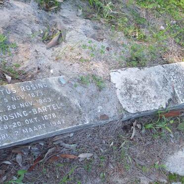 BARTELS Fennie 1886-1951 :: ROSING Albertus 1873-1943 &amp; M. BARTELS 1878-1942