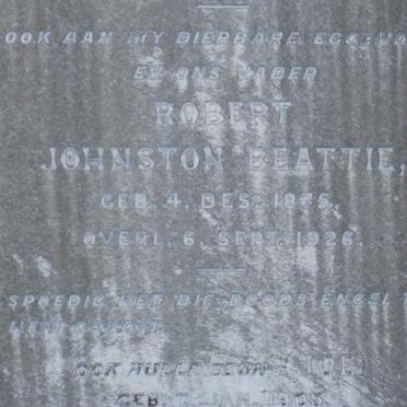 BEATTIE Robert Johnston 1875-1926