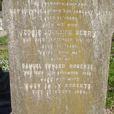 ROBERTS Samuel Edward -19?9 &amp; Mary Emily -19?2