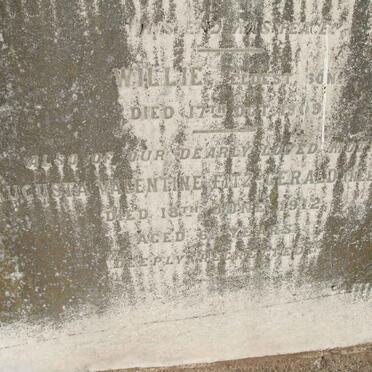 FITZGERALD Augusta Valentine nee BERG  -1912 