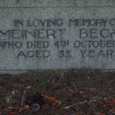 BECKER Meinert -1918