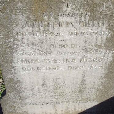 BISHOP John Henry 1865-1935 &amp; Emma Evelina 1867-1939