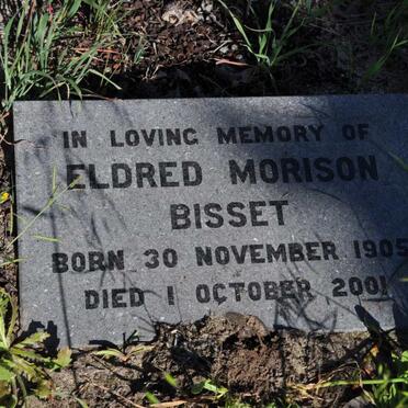 BISSET Eldred Morison 1905-2001