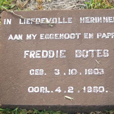 BOTES Freddie 1903-1960
