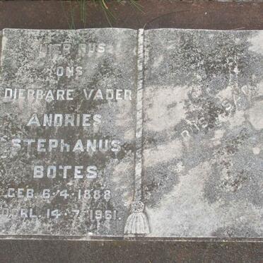 BOTES Andries Stephanus 1888-1961