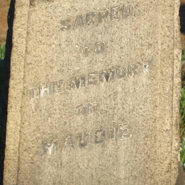 BONNER Maudie 1885-1918