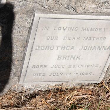 BRINK Dorothea Johanna 1842-1894
