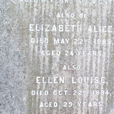 BREAKWELL Elizabeth Alice -1885 :: BREAKWELL Ellen Louise -1894