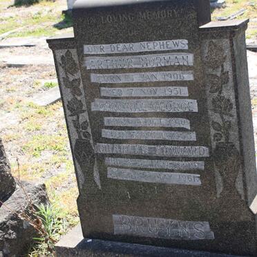 BRUYNS Arthur Norman 1906-1951 :: BRUYNS Percival George 1910-1953 :: BRUYNS Charles Edward 1904-1961
