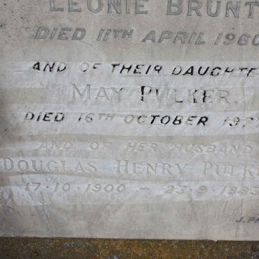 PULKER Douglas Henry 1900-1983 &amp; May -1977