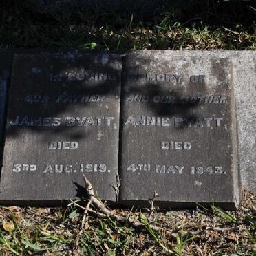 BYATT James -1919 &amp; Annie -1943