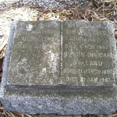 BALLARD Byron Duncan 1897-1961 :: BALLARD Ruth Mildred -1953 :: JOHNSTON Engela Catherine  -1951