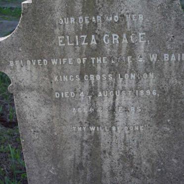 BAILEY Eliza Grace -1896 