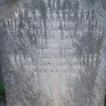 BARTLETT 1848-1898 :: WILTER Maria Lucinda -1906 
