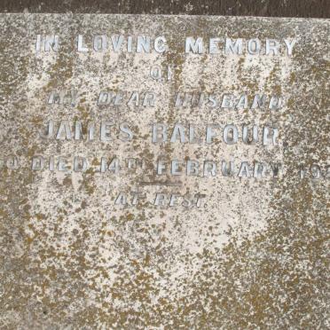 BALFOUR James -1924