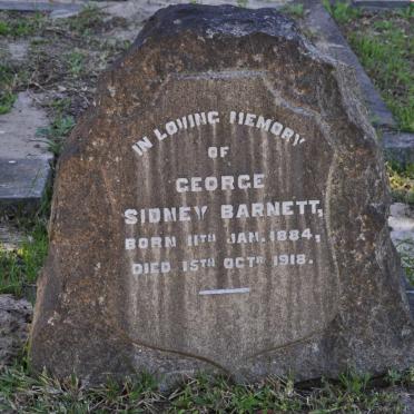 BARNETT George Sidney 1884-1918