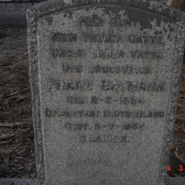 BAUMANN Franz 1884-1946