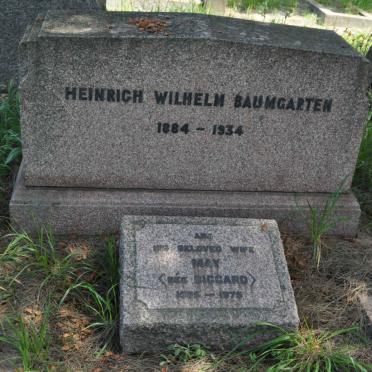 BAUMGARTEN Heinrich Wilhelm 1884-1934 &amp; May BICCARD 1885-1975