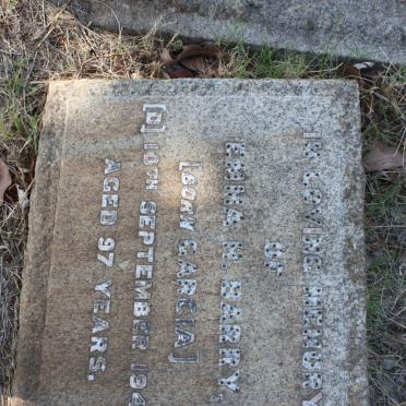 BARRY Emma M. nee GARCIA -1942