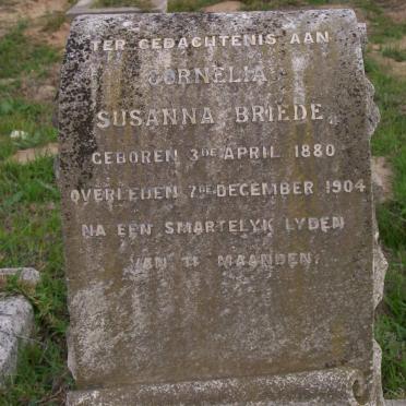 BRIEDE Cornelia Susanna 1880-1904