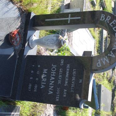 BREDENKAMP Johanna Maria 1906-1987
