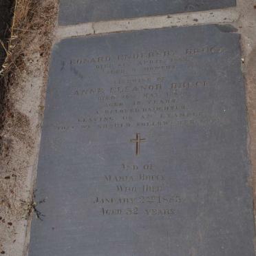 BROOT Leonard Endersby -? :: BROOT Anne Eleanor -? :: ? Maria -1863