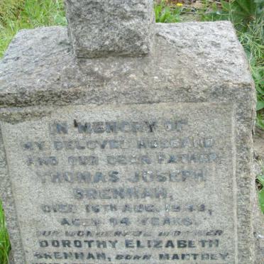 BRENNAN Thomas Joseph -1948 &amp; Dorothy Elizabeth MANTHEY -1959