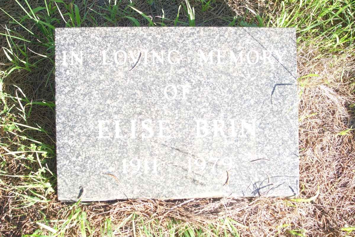 BRIN Elise 1911-1979