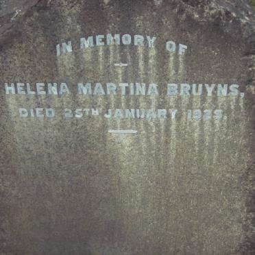 BRUYNS Helena Martina -1925