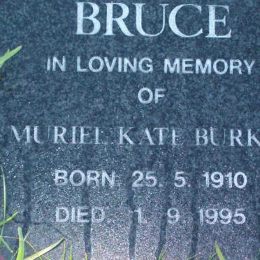 BRUCE Muriel Kate Burkin 1910-1995