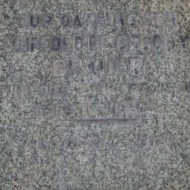 BRAUER Clifford Deccouhy -1920