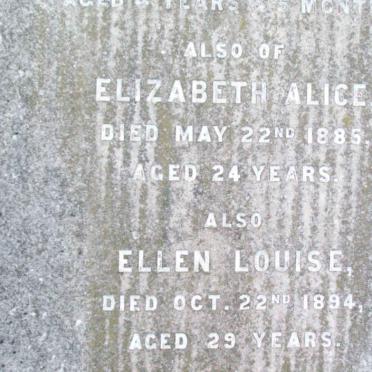 BREAKWELL Elizabeth Alice -1885 :: BREAKWELL Ellen Louise -1894