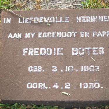 BOTES Freddie 1903-1960