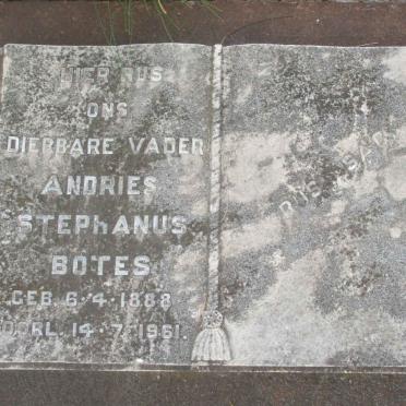 BOTES Andries Stephanus 1888-1961