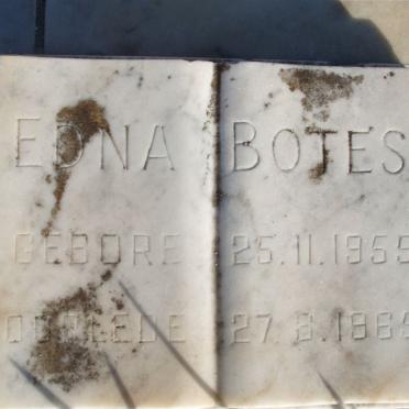 BOTES Edna 1955-1965